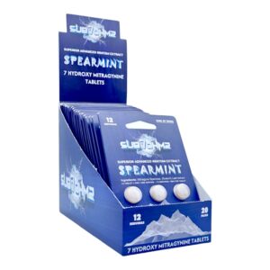 Sub7Ohmz 7-Oh Kratom Spearmint Tablets