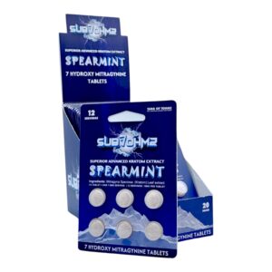 Sub7Ohmz 7-Oh Kratom Spearmint Tablets