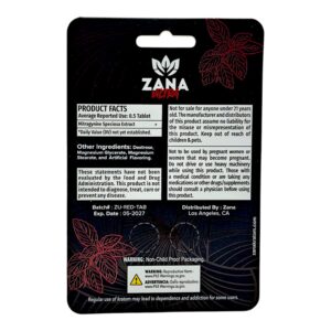 ZANA ULTRA Red Vein Tablets 2CT