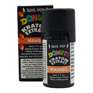Donuts Kratom Extract Mango Black Shot 400mg MIT