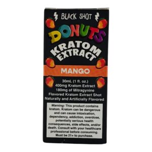 Donuts Kratom Extract Mango Black Shot 400mg MIT