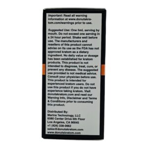 Donuts Kratom Extract Mango Black Shot 400mg MIT