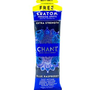 Chant Kratom Extra Strength Shot Blue Raspberry