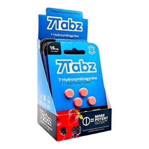 7Tabz 7-Hydroxymitragynine Kratom Extract Tablets Berry