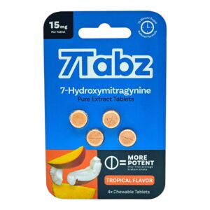 7Tabz 7OH Kratom Extract Tablets Tropical