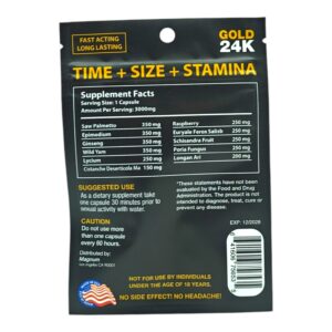 Magnum Gold 24K Male Enchantment Capsule