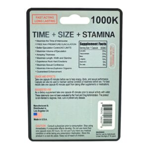 Magnum XXL 1000K Male Enchantment Capsule