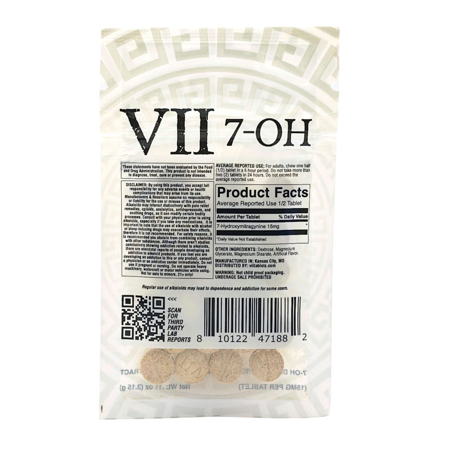 VII 15MG 7-OH CLASSIC TABLETS