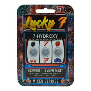 Lucky 7 7-OH Kratom Alkaloids Tablets
