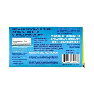 nutrition facts of SE7EN Hydroxy 7-OH Chewable Tablets 15mg 10ct - Cherry