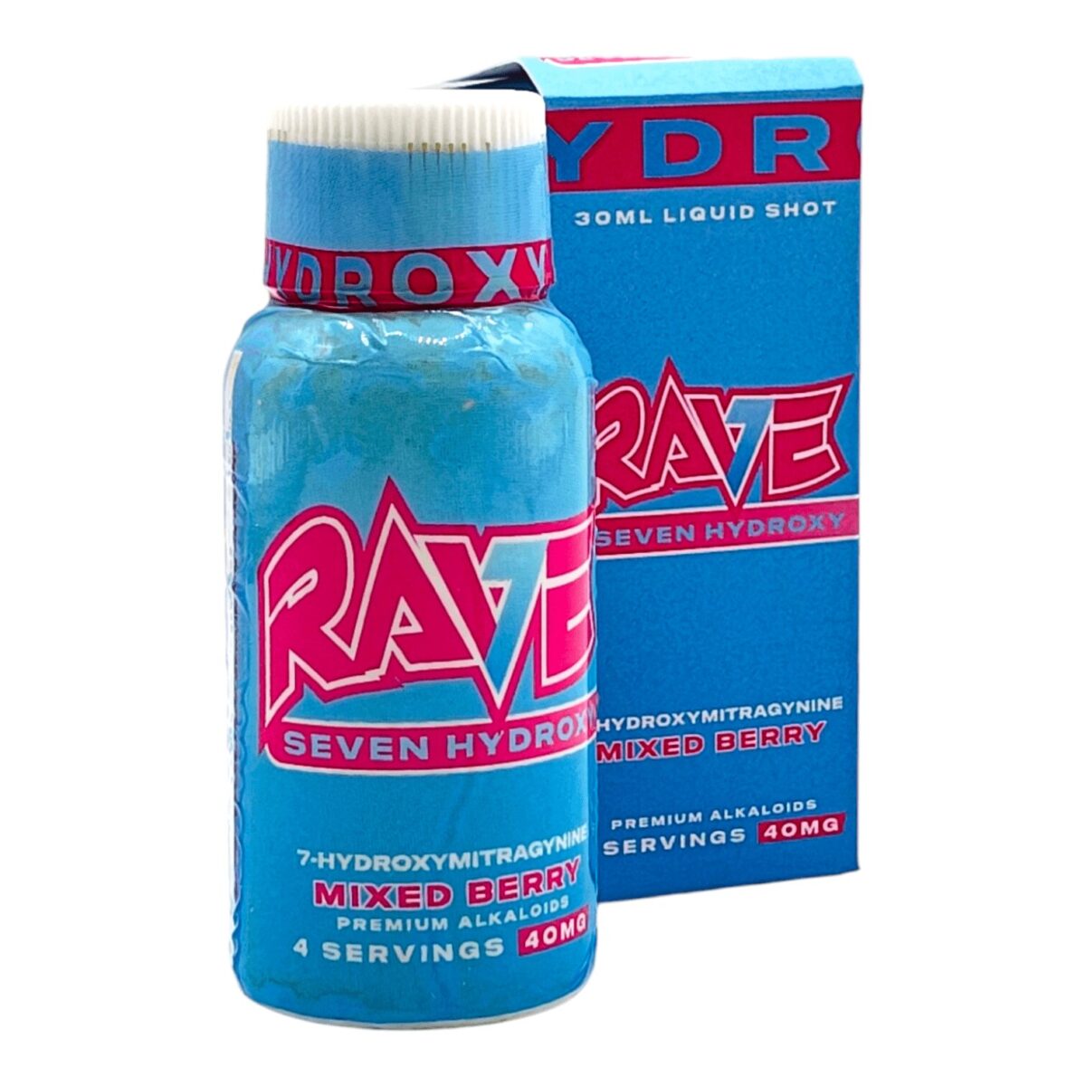 Rave Kratom 7-OH Shot Mixed Berry 40MG