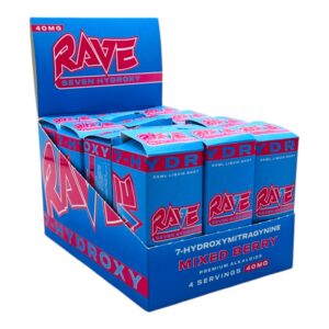 Rave Kratom 7-OH Shot Mixed Berry 40MG