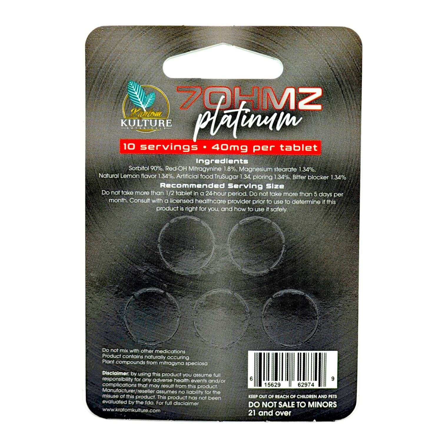 Kratom Kulture 7OHMZ Platinum