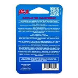 Rave Kratom 7-OH Mixed Berry Tablets 4CT 80MG