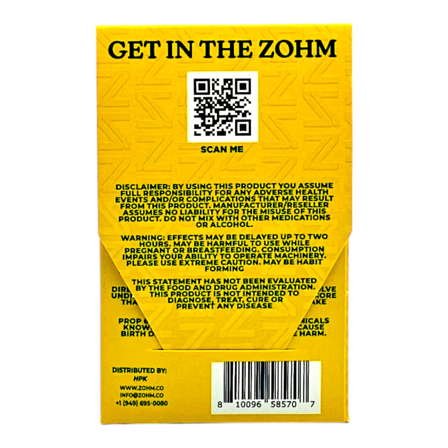 ZOHM 7-OH Sublingual Strips