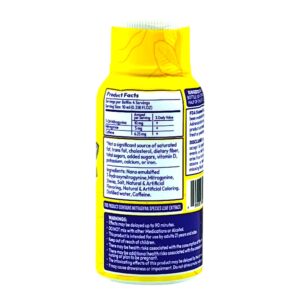 single bottle of Dozo Liquid Perks Pseudo Shot 40mg 30mL (back)