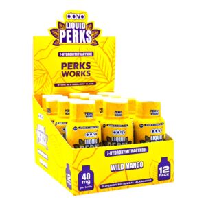 display box of Dozo Liquid Perks Pseudo Shot 40mg 30mL (var 1)