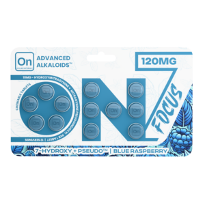 On7 7-OH+ Pseudo Focus Tablets Blue Raspberry 120mg