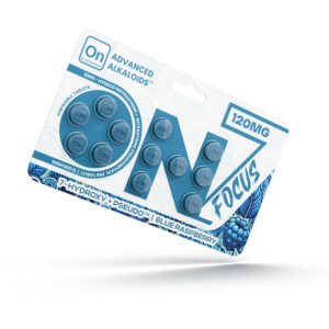 On7 7-OH+ Pseudo Focus Tablets Blue Raspberry 120mg