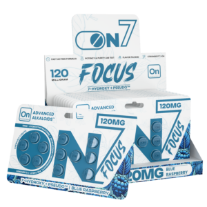 On7 7-OH+ Pseudo Focus Tablets Blue Raspberry 120mg