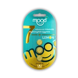 single package of Mood Plus 7-OH Kratom Tablets - lemon