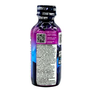 single bottle of Rize Shots Island Time Kava Mit Pseudo Shot 210mg 60mL - Bitchin' Berry (var 1)