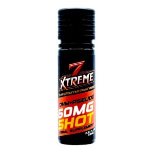 front of bottle of 7Xtreme 7-OH Pseudo Shot 60mg 15mL