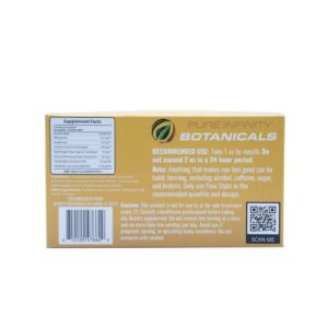 back of box of Flow State Kratom Kava Elixir