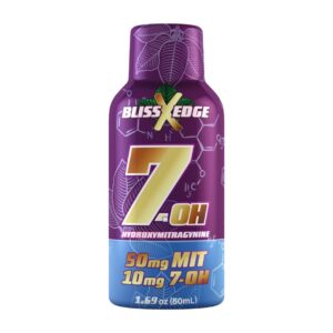 Front view of Bliss Edge 7OH bottle