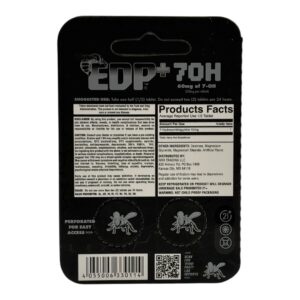 back of card of EDP 7-OH Tablets 30mg 2ct