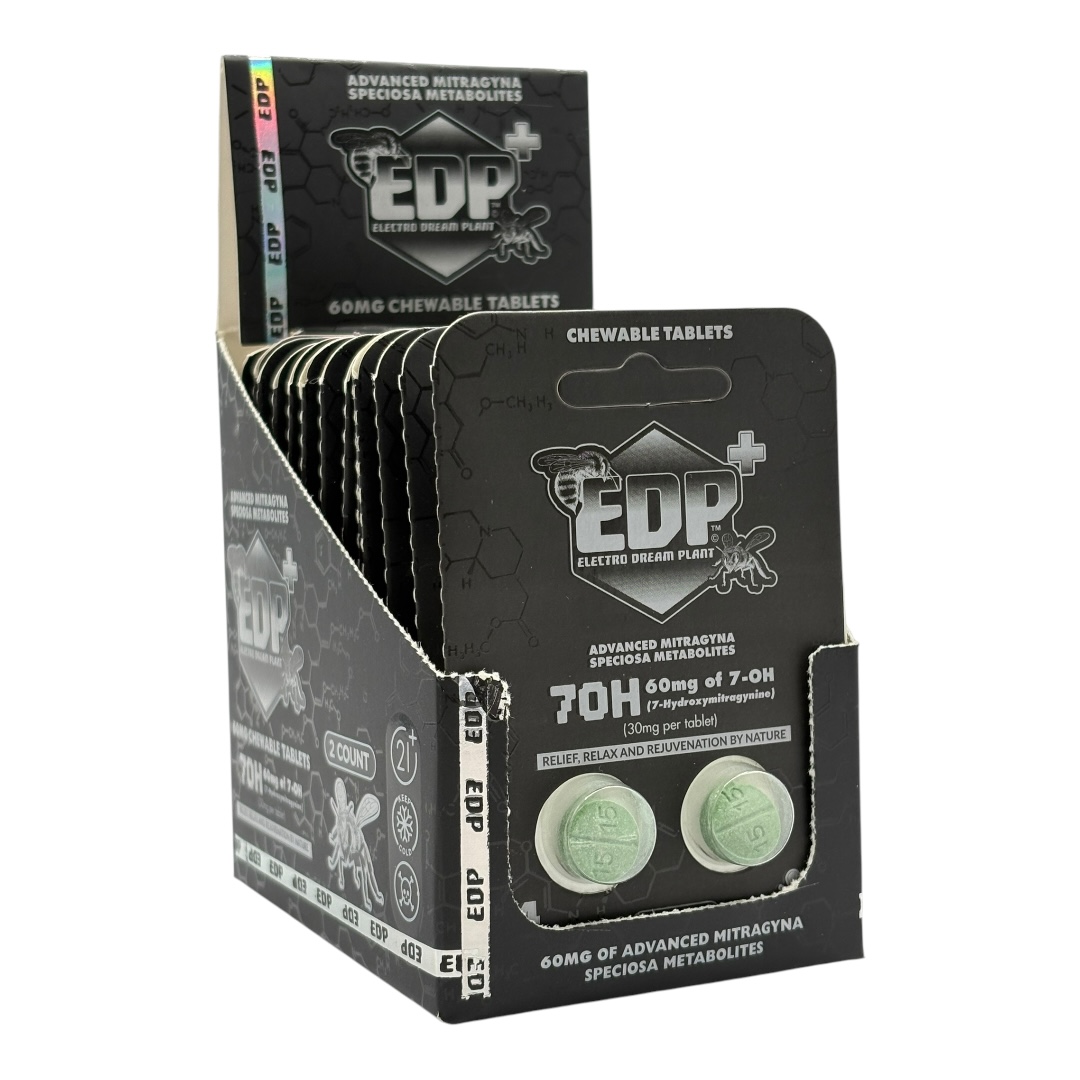 display box of EDP 7-OH Tablets 30mg 2ct