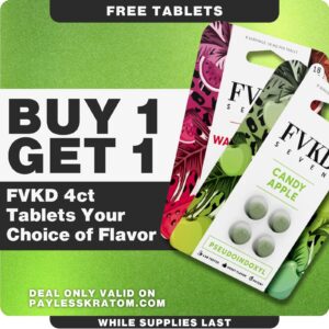 FVKD 7-OH Tablets 18mg 4ct (Buy 1 Get 1)