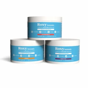 three tins of Roxy 7OH Tablets 16mg - 2 Count
