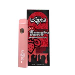 Exodus Mushy Vapes Strawberry Kiwi (front)