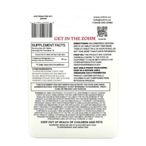 ZOHM 7-OH Flavored Extra Strength Tablets