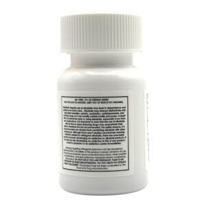 side of bottle of Generic RX 7-OH Cherry 10mg 30ct