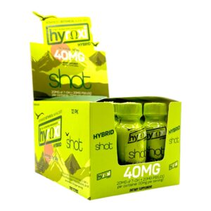 Display Case of Hyroxi Hybrid 7-OH Pseudo Shot 40mg 30mL