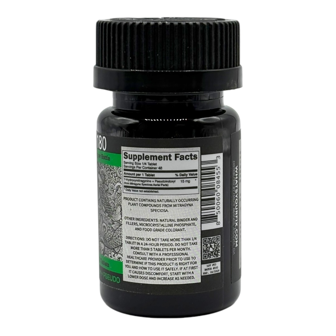 Fix Your Mood - 15mg 7-ohm + psuedo 12ct tablet container (side)