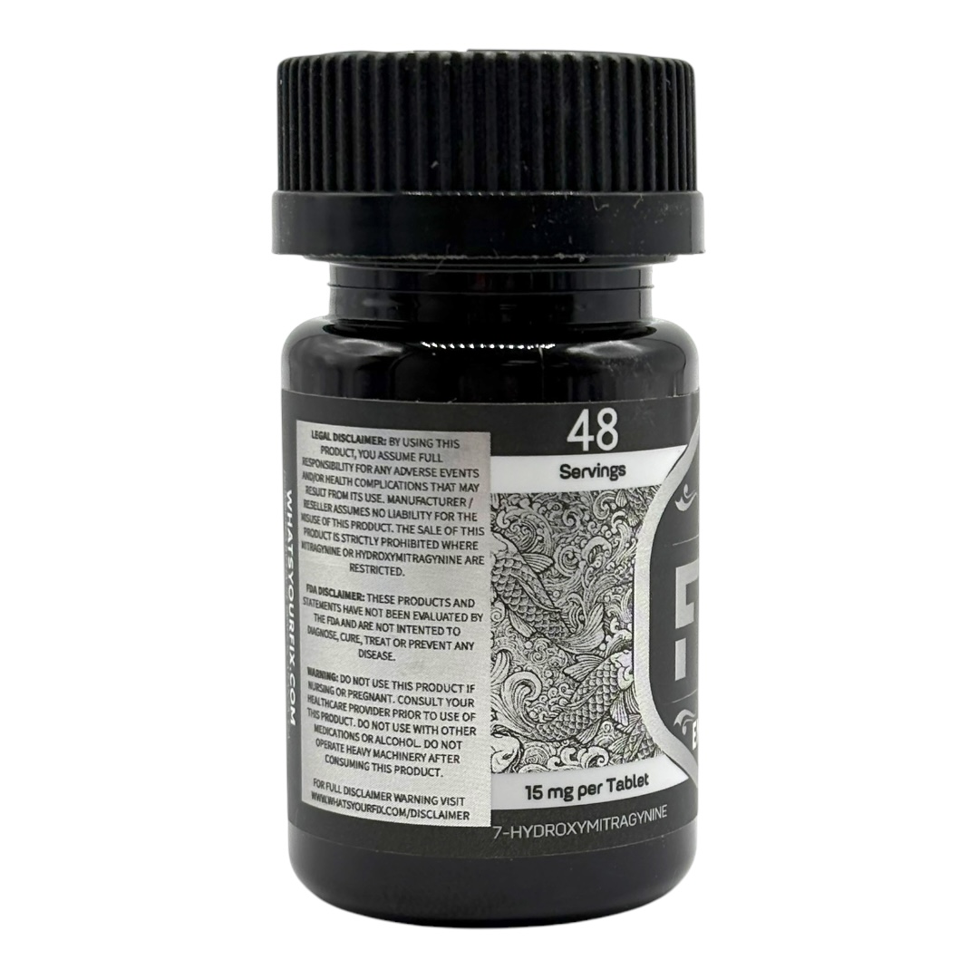 Fix Your Mood - 15mg 7-ohm + psuedo 12ct tablet container (side - other 2)