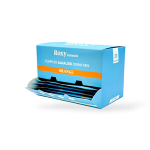 Display case of Roxy Complex Alkaloid 7OH Drink Mix (orange)
