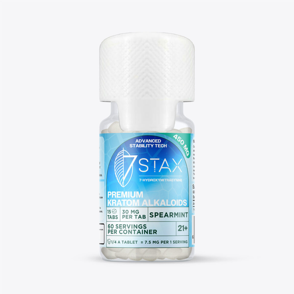 bottle of 7stax 7oh tablets 30mg (var 1)