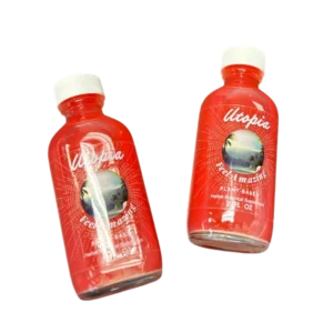 two bottles of Utopia Wellness Drink Red - 60mL (var 1)