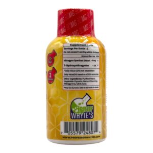 supplement facts of K Plex Premium Liquid Kratom Extract Flavored 90mg MIT - Blue Razz