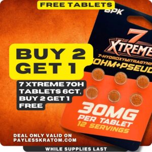 alt 4 image of 7 Xtreme 7-OH Pseudo 30mg Tablets (DEAL BUY 2 GET 1)