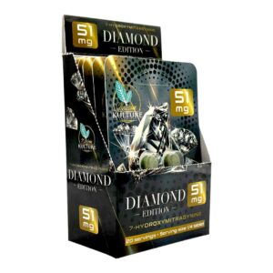 Kratom Kulture 7-OH Diamond display case
