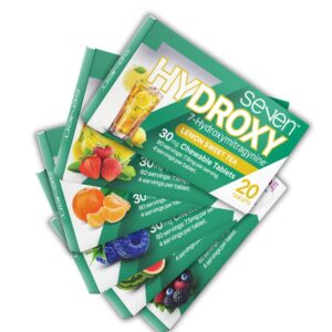 4 packages of SE7EN Hydroxy 7-OH Chewable Tablets 30mg 20ct