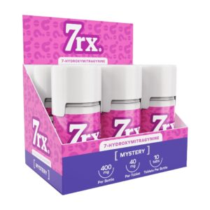 7RX Flavored Tablets 40mg - Blue Razz, 1ct