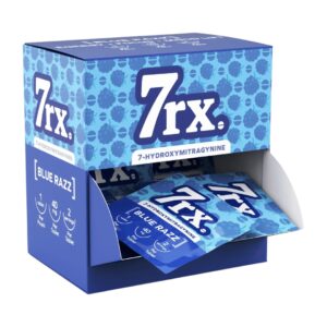7RX Flavored Tablets 40mg - Blue Razz, 1ct