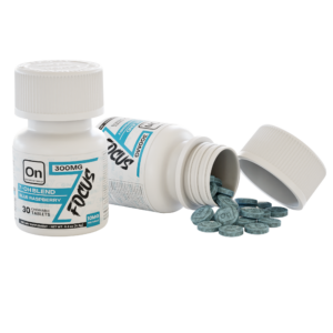two bottle of On7 7-Hydroxy + Pseudo Focus Tablets - Blue Raspberry