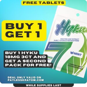 GRaphic advert for Hyku buy 1 get one deal